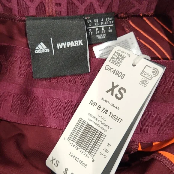 RARE Adidas X IVY PARK by Beyonce Tights New With Tags Size XS - Picture 6 of 7